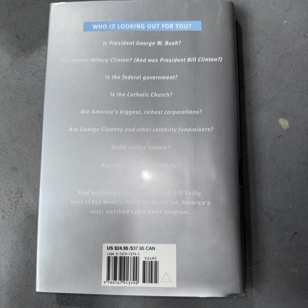 Who's Looking Out for You? by Bill O'Reilly (2003, Hardcover)